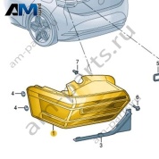 Светодиодный задний левый фонарь Volkswagen id3 2020-2024 10A945095B