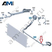 Шланг от радиатора к насосу для Mercedes W465 AMG G63 (M177) A0005005301