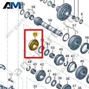 Свободно вращающаяся шестерня VAG 0CF311158G