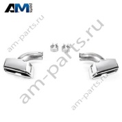 Комплект хромированных насадок на выхлопную трубу 18302449937 BMW 5 серии G30