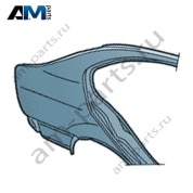 Крыло заднее правое Шкода Суперб 3T5809030
