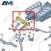 Трубопровод системы охлаждения VAG 06E121083N