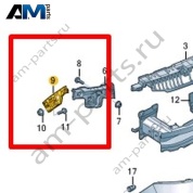 Направляющий профиль Volkswagen T-Roc Cross 2019-2024 2GM807393M