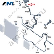 Шланг от бачка Mercedes W465 AMG G63 (M177) A4655010200