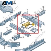 Крепежный элемент Volkswagen id-Buzz 2023-2024 1N3804495