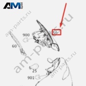 Фонарь задний крышки багажника правый A1189066200 для Mercedes CLA C118/X118