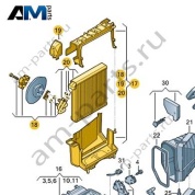 Корпус испарителя Audi A8 (D4) 2014-2017 4H1816023