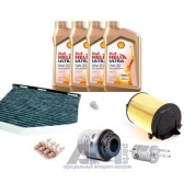 Комплект фильтров для ТО-4 Caddy 1.2 TSI с маслом Shell 0W30