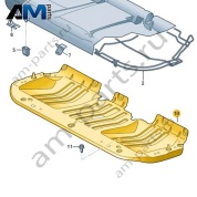 Основание подушки сиденья Volkswagen id3 2020-2024 1EA885321D
