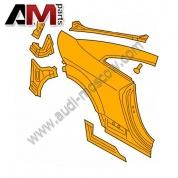 Отрезная деталь - боковина для Audi TT 8S8809838