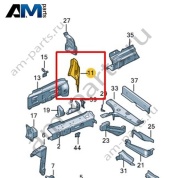Усилитель лонжерона Volkswagen id3 2020-2024 1EA804120