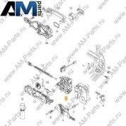 Замок дверной для Volkswagen Touareg 7L0839016D