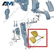 Накладка на педаль тормоза Volkswagen id3 2020-2024 10A723131