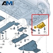 Защита днища Volkswagen id-Buzz 2023-2024 1N3825921