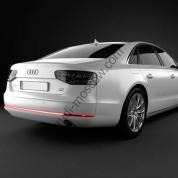 Оригинальный молдинг заднего бампера Audi A8 (D4) 4H08074432ZZ