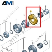Свободно вращающаяся шестерня VAG 0C6311349A