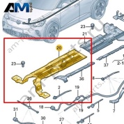 Канал для кабеля Volkswagen id3 2020-2024 1EA971341A