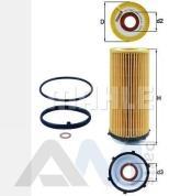Масляный фильтр KNECHT (OX560D) на BMW 5 серия (F10) 530d