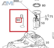 Датчик уровня топлива A1695420317 для Мерседес B-class W245