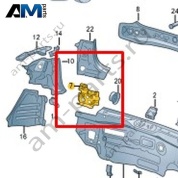 Опора Volkswagen Taigo 2022-2024 2G7804744