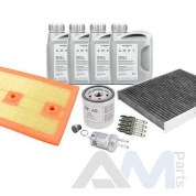 Оригинальный набор для ТО-4 Polo Sedan New (2020-2023) 1.4 TSI с угольным фильтром и маслом 5W40