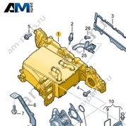 Впускной коллектор VAG 04L129711D
