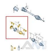Пыльник внутреннего ШРУСа для 5-МКП 5QM498201D Volkswagen Taos (2020-2023)