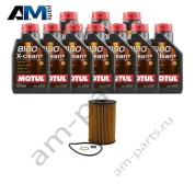 Комплект для промежуточного ТО БМВ Х6 50iX с маслом Motul N63