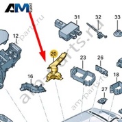 Канал для кабеля Audi Q7 (4M) 2016-2024 4M0971821AA