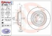 Задние тормозные диски (08.D983.11) BREMBO на Mercedes GLE V167 300d