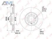 Диск тормозной передний LYNX для Superb I BN-1206
