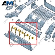 Крепежный элемент Volkswagen id3 2020-2024 1EA802589