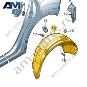Подкрылок Volkswagen T-Roc 2018-2024 2GA810971B