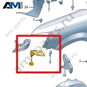 Замыкающая панель Volkswagen Taos 2021-2023 2GL821108
