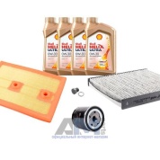Комплект фильтров для ТО-1_3 Audi А3 (8V) 1.2TSI с маслом Shell 0W30