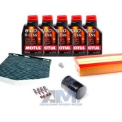 Набор ТО-2_4 для Шкода Суперб 1.8 TSI 160 л.с. с маслом Motul 5W40