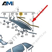 Облицовочная рамка Audi A8 (D5) 2018-2024 4N0853306