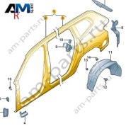 Боковина справа VAG 3GJ809606 Volkswagen 2025-2026