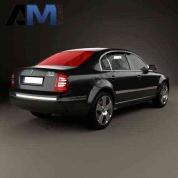 Стекло заднее с ТВ тюнером Superb I 3U5845051C