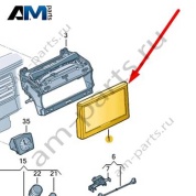 Дисплей Audi A8 (D4) 2014-2017 4H0919604H