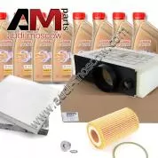 Набор ТО-1/3 для Audi Q7 (2015-2019) 3.0TFSI с маслом Castrol 5W30 (504/507)