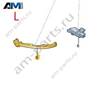 Фонарь поворота зеркала слева 3CG949101 для Ауди Q6 2022-2026