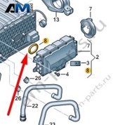 Уплотнитель Audi Q7 (4M) 2016-2024 4M0915461