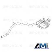 Задняя часть глушителя (седан) Фольксваген Пассат Б8 2.0 TDI(150 л.с.) 3G0253609AS
