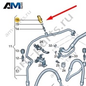 Датчик давления Audi A8 (D4) 2014-2017 4H0959126C