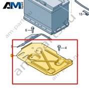 Площадка под АКБ Volkswagen id-Buzz 2023-2024 1N3915333B