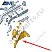 Колесная арка Audi A6 (C8) 2019-2024 4K5810363
