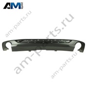 Спойлер заднего бампера темный хром (одна труба слева/справа) Ауди A5 (F5) 2016-2025 8W6807521CRU6