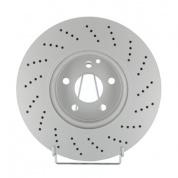 Диск тормозной передний ATE на Mercedes W212 E500 24.0132-0100.1