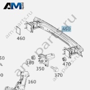 Усилитель заднего бампера A1176100014 для Mercedes GLA X156